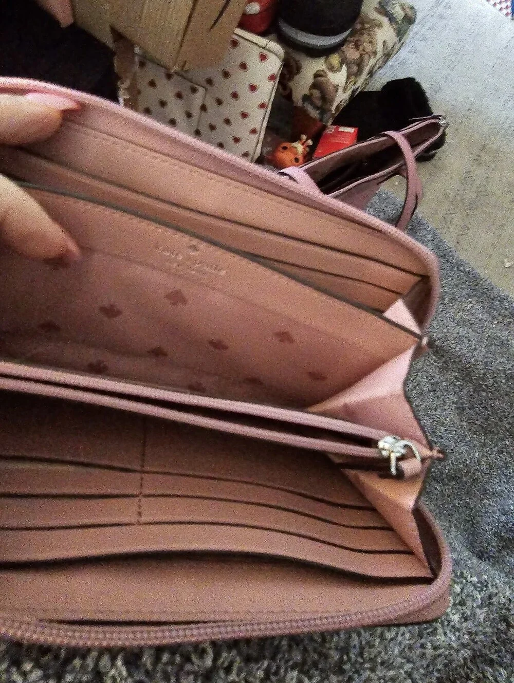 kate spade Pink Glitter Bottom Tote